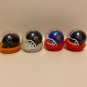Authentic NFL collectible helmets